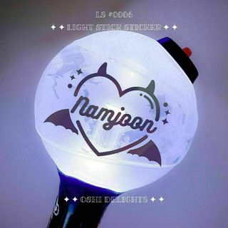 ボウダンショウネンダン(防弾少年団(BTS))のBTS RM ナム ナムジュン ペンライト アミボム ステッカー 悪魔(アイドルグッズ)