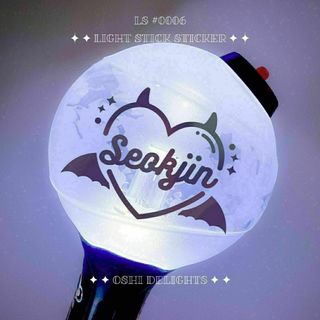 ボウダンショウネンダン(防弾少年団(BTS))のBTS JIN ジン ソクジン ペンライト アミボム ステッカー 悪魔(アイドルグッズ)