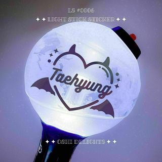 ボウダンショウネンダン(防弾少年団(BTS))のBTS V テテ テヒョン ペンライト アミボム ステッカー 悪魔(アイドルグッズ)