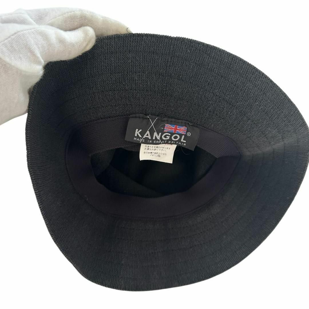 KANGOL(カンゴール)のKANGOL バケットハット 帽子 コットン ハット バケット 黒 カンゴール レディースの帽子(ハット)の商品写真