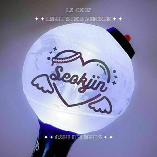 ボウダンショウネンダン(防弾少年団(BTS))のBTS JIN ジン ソクジン ペンライト アミボム ステッカー 天使(アイドルグッズ)