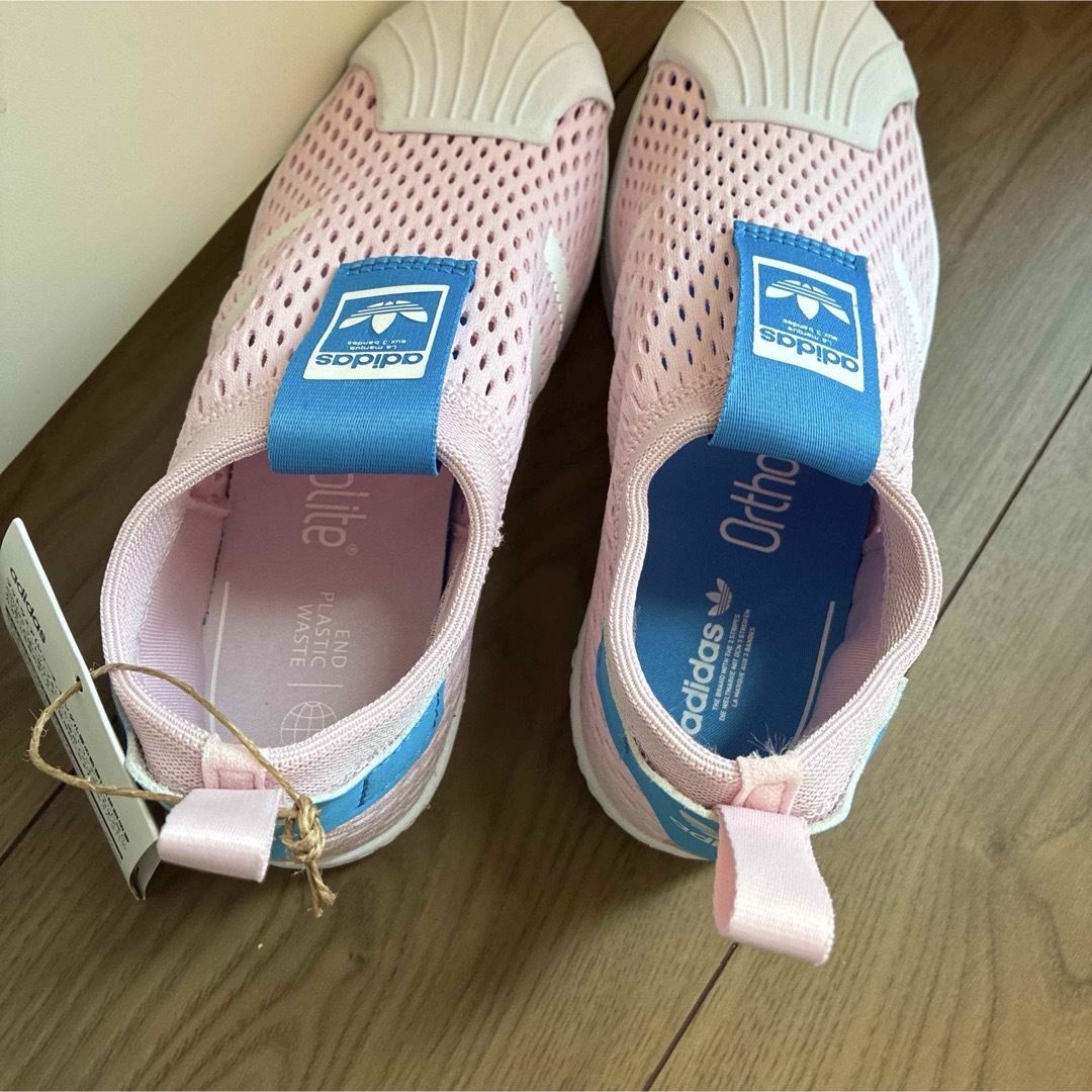 adidas(アディダス)のadidas キッズシューズ 20cm 女の子　メッシュスニーカー　スリッポン キッズ/ベビー/マタニティのキッズ靴/シューズ(15cm~)(スニーカー)の商品写真
