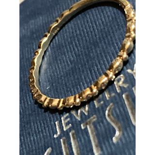 JEWELRY TSUTSUMI - ツツミK10YG ビーズ波型リング