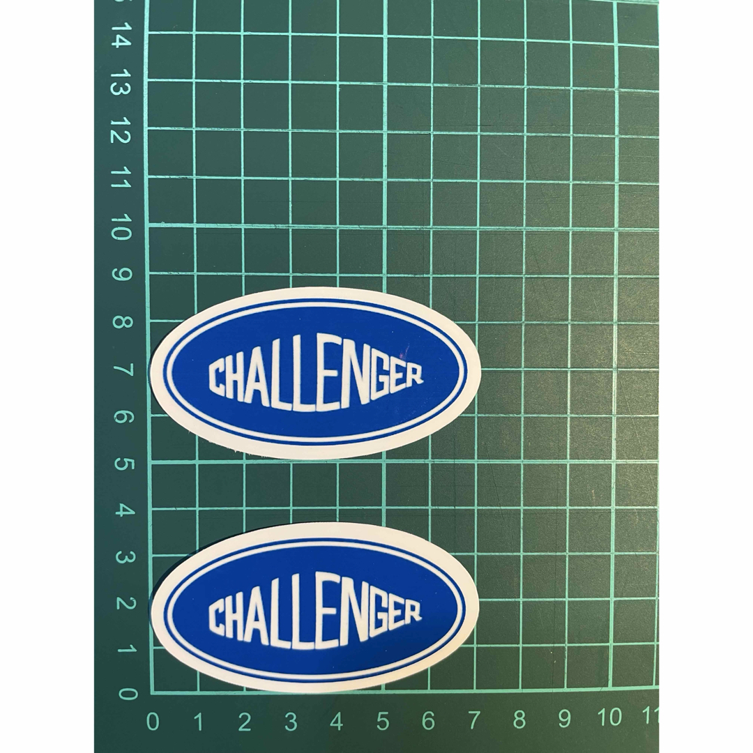 2枚セット★耐水ステッカー チャレンジャーCHALLENGER ハンドメイドのハンドメイド その他(その他)の商品写真