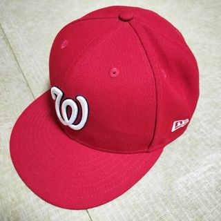 ニューエラ 赤 ワシントンナショナルズ 59FIFTY キャップ NEWERA