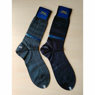 ポロ(POLO（RALPH LAUREN）)の【未使用】Polo Ralph Lauren メンズソックス 2足 防菌防臭加工(ソックス)