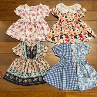 ベビーワンピース　4着セット