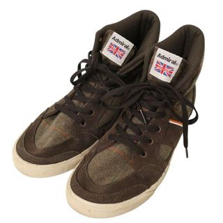 アドミラル(Admiral)のAdmiral アドミラル INOMER HI別注★PACIFIC STATE チェック ツイード ハイカット  スニーカー シューズ Sz.27cm メンズ(スニーカー)