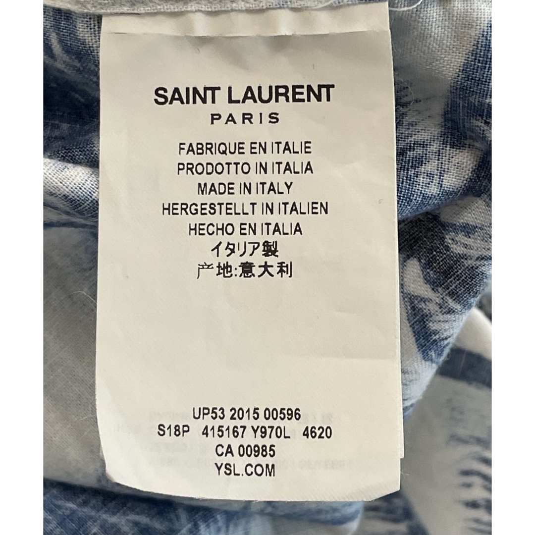SAINT LAURENT(サンローラン)の16SS サンローランパリ オープンカラー ハワイアンシャツ 38 アロハシャツ メンズのトップス(シャツ)の商品写真