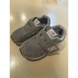 New Balance 996 グレー ベルト付きキッズシューズ　15.5cm