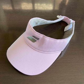 【USED】バボラ サンバイザー　バイザー 薄ピンク