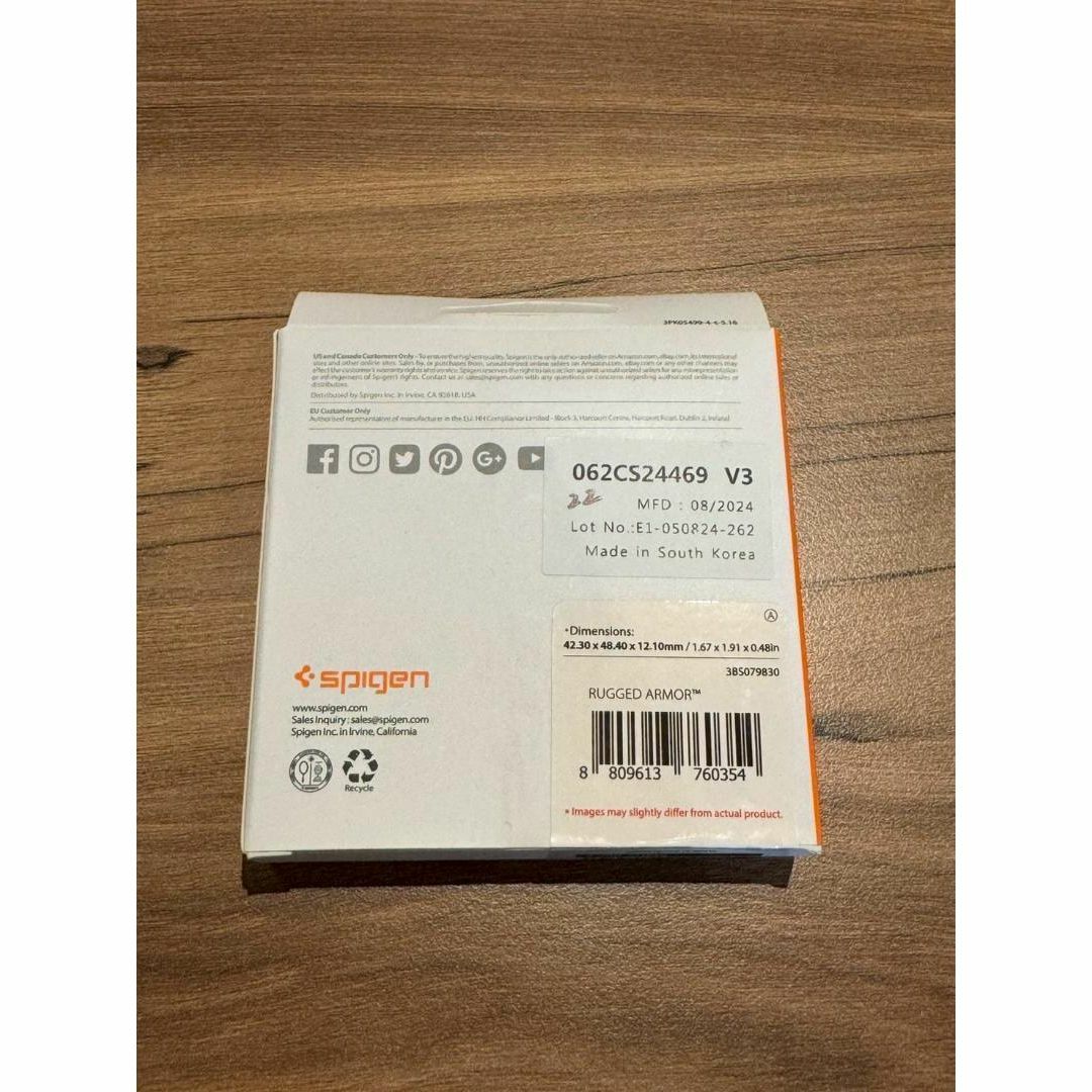 Spigen Apple Watch ケース 45mm | 44mm ブラック スマホ/家電/カメラのPC/タブレット(PCパーツ)の商品写真