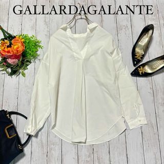 GALLARDA GALANTE - ガリャルダガランテ ベーシック ホワイトシャツ （Ｆ） 白 スキッパー ブラウス