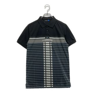 ジェイリンドバーグ(J.LINDEBERG)のcoco 中古 ジェイリンドバーグ J.LINDEBERG メンズ 半袖ポロシャツ S 黒 ブラック ボーダー(ウエア)