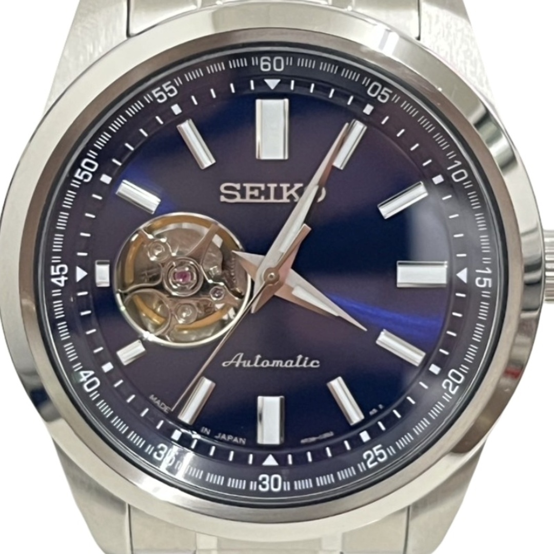 SEIKO(セイコー)のSEIKO メンズ腕時計 SCVE051 自動巻き ブルー文字盤 動作品 【中古】 22507K496 メンズの時計(腕時計(アナログ))の商品写真