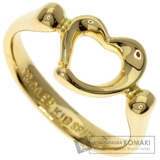 ティファニー(Tiffany & Co.)のTIFFANY&Co. ティファニー オープンハート リング・指輪 K18YG レディース [中古](リング(指輪))