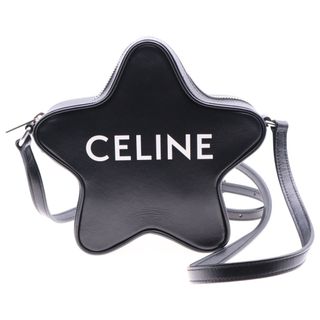 セリーヌ(CELINE)のCELINE セリーヌ スモール エトワール スムースカーフスキン CELINEロゴプリントショルダーバック ブラック 198763 DW3 38SI(ショルダーバッグ)