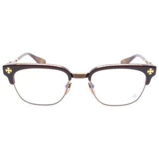 クロムハーツ(Chrome Hearts)のCHROME HEARTS クロムハーツ 53□19-150 BONENNOISSEUR II テンプルCHクロスハーフリム眼鏡(サングラス/メガネ)