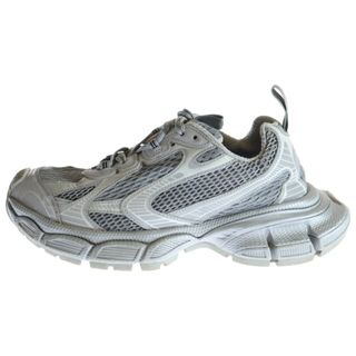 バレンシアガ(BALENCIAGA)のBALENCIAGA バレンシアガ 3XL ユーズド加工 ローカットスニーカー シューズ グレー リフレクター メッシュ サイズ39 734731(スニーカー)