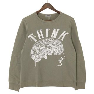 UNDERCOVERISM/アンダーカバーイズム J4805 12AW psychocolor期 Think プリントスウェット【RM1036-008】 227(スウェット)