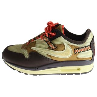 ナイキ(NIKE)のNIKE ナイキ ×TRAVIS SCOTT AIR MAX 1 CACTUS BROWN トラヴィススコット エアマックス 1 カクタス ローカットスニーカー マルチ US5/23cm DO9392-200(スニーカー)