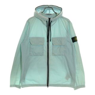 ストーンアイランド(STONE ISLAND)のSTONE ISLAND ストーンアイランド 22SS WAPPEN COTTON HOOD ZIP-UP JACKET ユニセックス ワッペンコットンフードジップアップジャケット ライトブルー 7615122WN V0144(フライトジャケット)