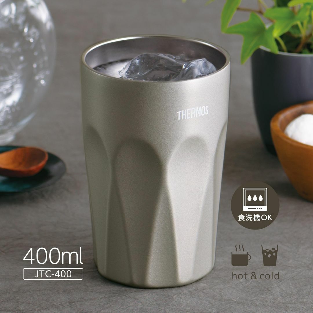 【在庫セール】サーモス 真空断熱タンブラー 400ml シャンパンゴールド ガラ その他のその他(その他)の商品写真