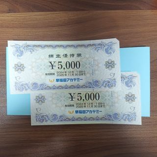 早稲田アカデミー株主優待券10,000円分(その他)