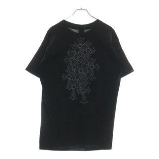 クロムハーツ(Chrome Hearts)のCHROME HEARTS クロムハーツ OLD フロントホースシュー バックセメタリークロスプリント クルーネック 半袖Tシャツ ブラック(Tシャツ/カットソー(半袖/袖なし))