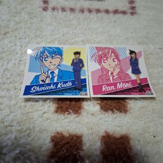 名探偵コナン　シールコレクション　工藤新一/毛利蘭(キャラクターグッズ)