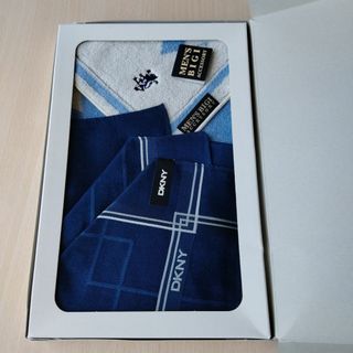 ダナキャランニューヨーク(DKNY)の【未使用・タグ付】DKNY　 MEN'S BIGI　ハンカチ　タオル　２枚セット(ハンカチ/ポケットチーフ)