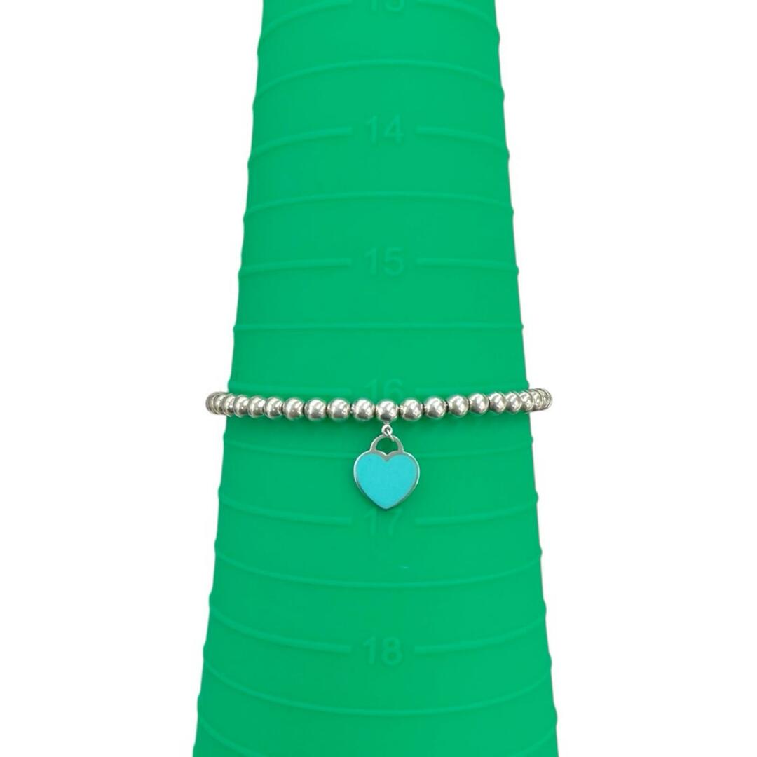 Tiffany & Co.(ティファニー)の【中古】 ティファニー リターントゥ ティファニー ブルーハートビーズブレスレット ブレスレット シルバー 925 ブルー色 TIFFANY&Co.【質屋】 レディースのアクセサリー(ブレスレット/バングル)の商品写真