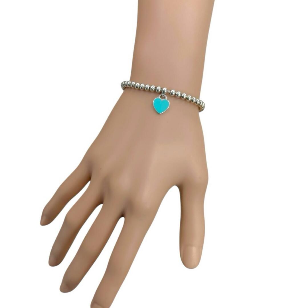 Tiffany & Co.(ティファニー)の【中古】 ティファニー リターントゥ ティファニー ブルーハートビーズブレスレット ブレスレット シルバー 925 ブルー色 TIFFANY&Co.【質屋】 レディースのアクセサリー(ブレスレット/バングル)の商品写真
