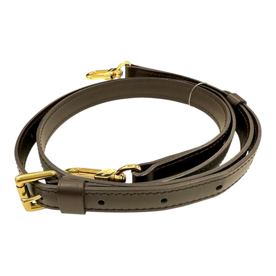 LOUIS VUITTON(ルイヴィトン)の【中古】 ルイヴィトン ショルダーストラップ 調整可能 レザー ダークブラウン LOUIS VUITTON【質屋】 レディースのファッション小物(その他)の商品写真