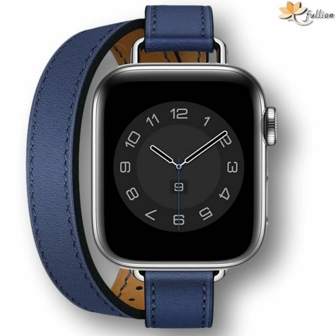 AppleWatch 革バンド  レザー アップルウォッチ 28 L メンズの時計(レザーベルト)の商品写真