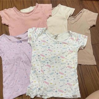女の子 キッズ 半袖 肌着 110 まとめ売り