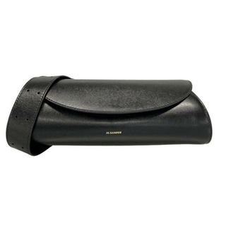 JILSANDER(ジルサンダー) ショルダーバッグ美品 カンノーロ スモール J07WD0023 黒 レザー