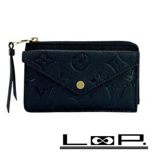 ルイヴィトン(LOUIS VUITTON)の■美品■　ルイヴィトン ポルトカルト レクトヴェルソ カード コインケース 財布 ウォレット アンプラント ブラック M69421 【378171】7(財布)