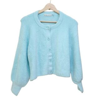 アリスアンドオリビア(Alice+Olivia)のalice+olivia(アリスオリビア) ボレロ サイズM レディース美品  - パウダーブルー 長袖(ボレロ)