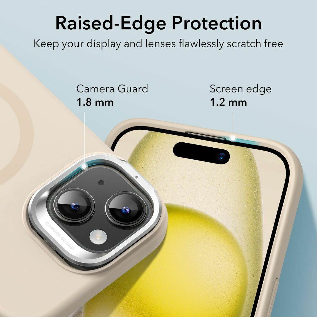 【カバー】ESR iPhone 15 ケース スタンド付き MagSafe シリ スマホ/家電/カメラのスマホアクセサリー(その他)の商品写真