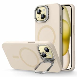 【カバー】ESR iPhone 15 ケース スタンド付き MagSafe シリ(その他)