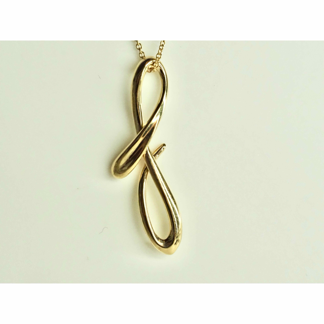 Tiffany & Co.(ティファニー)のヴィンテージ☆TIFFANY&Co.ティファニー　750YG レターFネックレス レディースのアクセサリー(ネックレス)の商品写真