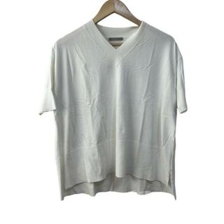 theory luxe(セオリーリュクス) 半袖カットソー サイズ38 M レディース - 白 Vネック/ニット