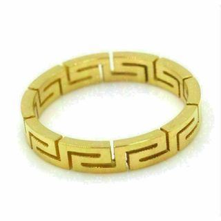 グレカ デザイン リング 指輪 ゴールド 20号 ユニセックス 新品