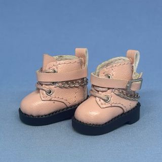 オビツ11  チェーン付きブーツ　ピンク(その他)