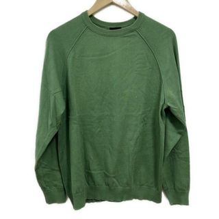 ユナイテッドアローズグリーンレーベルリラクシング(UNITED ARROWS green label relaxing)のgreen label relaxing(グリーンレーベルリラクシング) トレーナー サイズM メンズ - グリーン 長袖(スウェット)