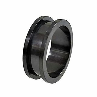 [PIAcollection] ボディピアス フレッシュトンネル 24mm ブラ(その他)