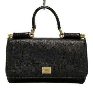 ドルチェアンドガッバーナ(DOLCE&GABBANA)のDOLCE&GABBANA(ドルチェアンドガッバーナ) ハンドバッグ シシリー 黒 ミニバッグ レザー(ハンドバッグ)