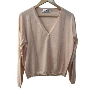 Ballantyne(バランタイン) カーディガン サイズ5 XS レディース - ライトピンク 長袖/カシミヤ/シルク(カーディガン)