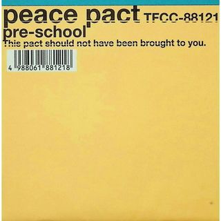 peace pact / pre-school (CD)(ポップス/ロック(邦楽))